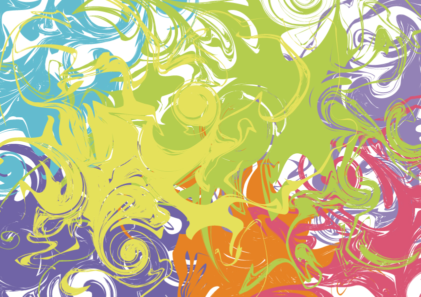 ごちゃまぜのインク