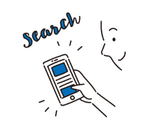 スマホをチェックする